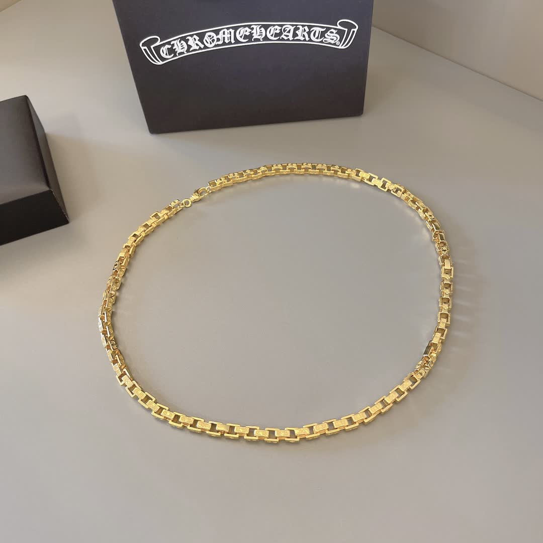 Chrome Hearts Gold Chain Necklace